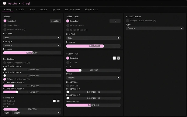 Matcha External UI
